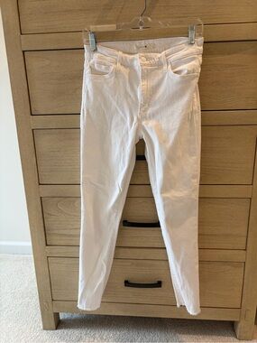 Joe’s White High Rise Skinny Ankle Jeans Size 26